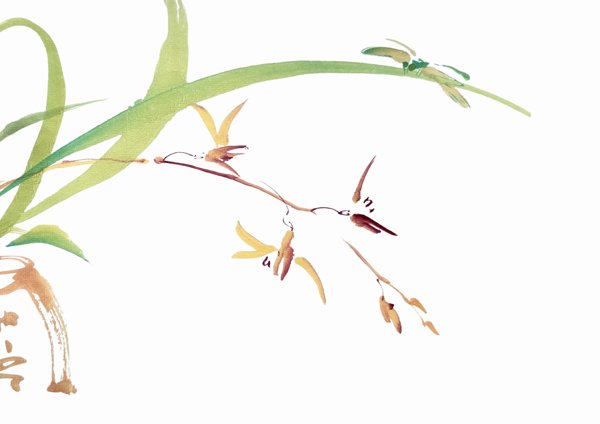 Product image of Neljä jaloa kasvia - Kiinalainen mustemaalaus 10.2. klo 18-20