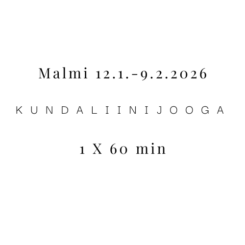 Product image of  Malmi kundaliinijooga 12.1.-9.2.2026 1 x 60 min