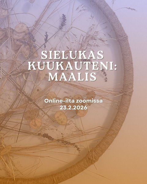 Product image of  Sielukas kuukauteni: maalis // Online-ilta