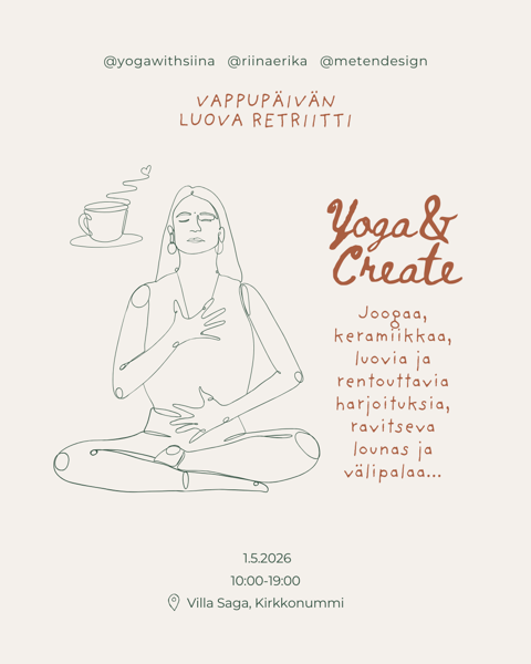 Product image of  Yoga & Create-päiväretriitti 1.5.2026