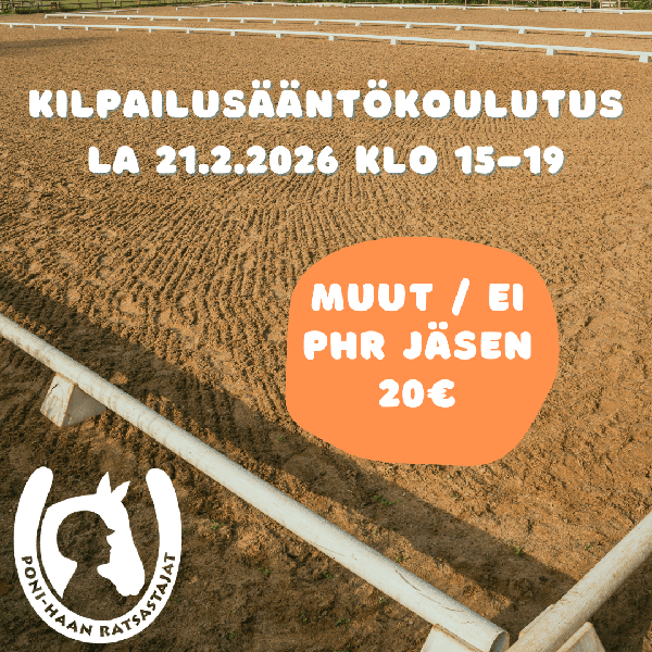 Product image of  Muut/ ei PHR Jäsen - Kilpailusääntökoulutus 21.2.2026