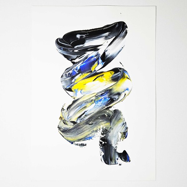 Product image of  Elena Mäntynen: Gold and sapphire (2022),  21 x 29 cm