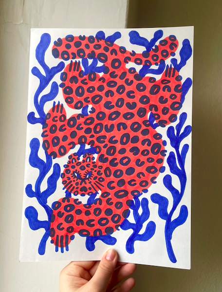 Product image of  Originaali: Pantteri 🧡💙