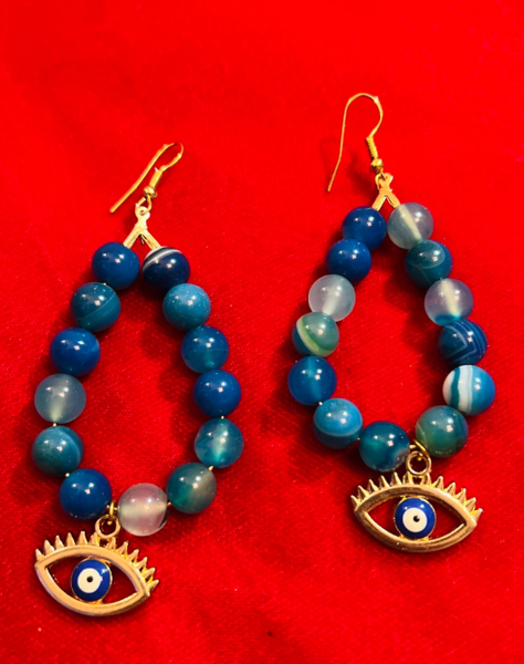 Product image of Shattuckite With Evileye Pendant