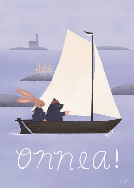 Product image of  Onnittelukortti "Voyage"