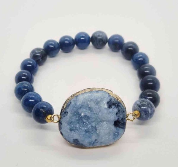 Product image of Lapis Lazuli & Akaatti rannekoru, 17cm