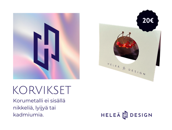 Product image of  Heleä Design Korvikset