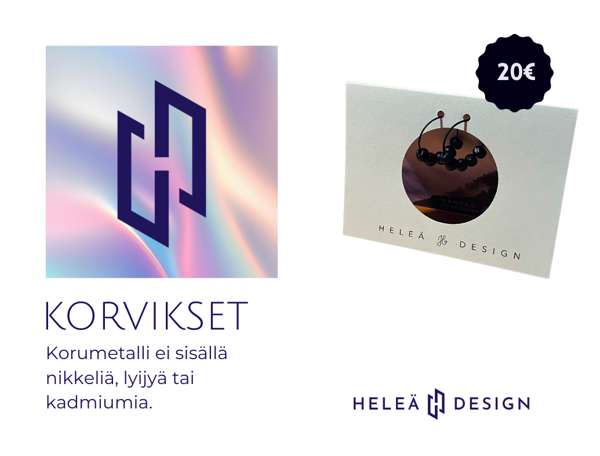 Product image of  Heleä Design Korvikset