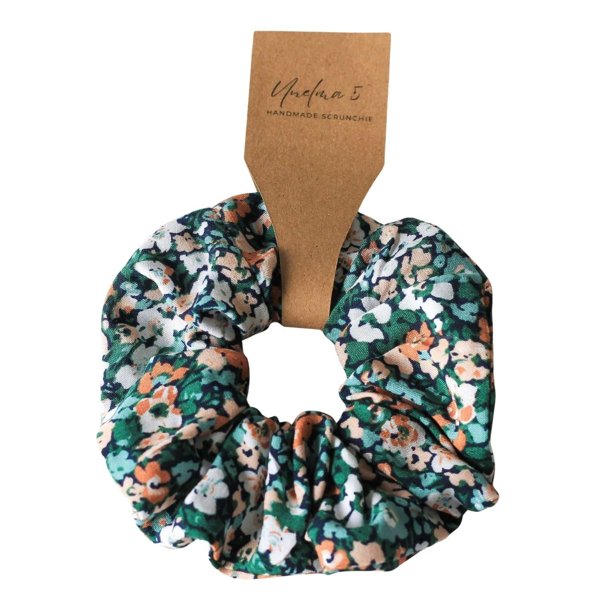 Product image of  Käsintehty hiusdonitsi – vihreä kukkakuosi