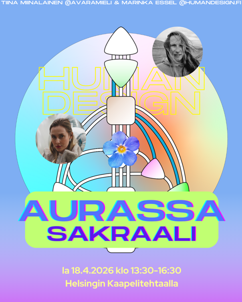 Product image of  SAKRAALI Työpaja Human Design Tapahtuma 18.4.2026
