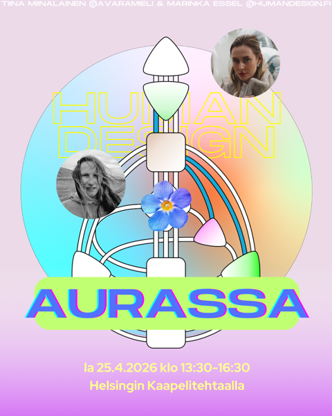 Product image of  AURASSA Human Design Tapahtuma 25.4.2026 Helsingissä