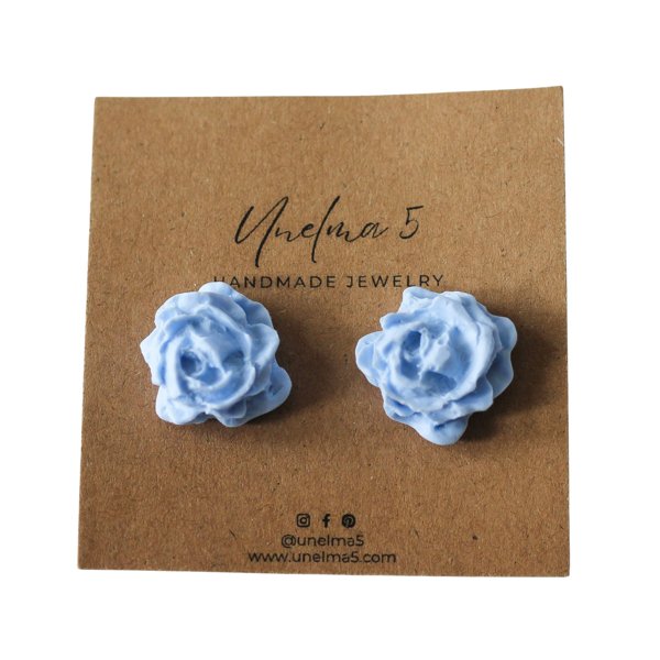 Product image of  Vaaleansiniset ruusukorvikset