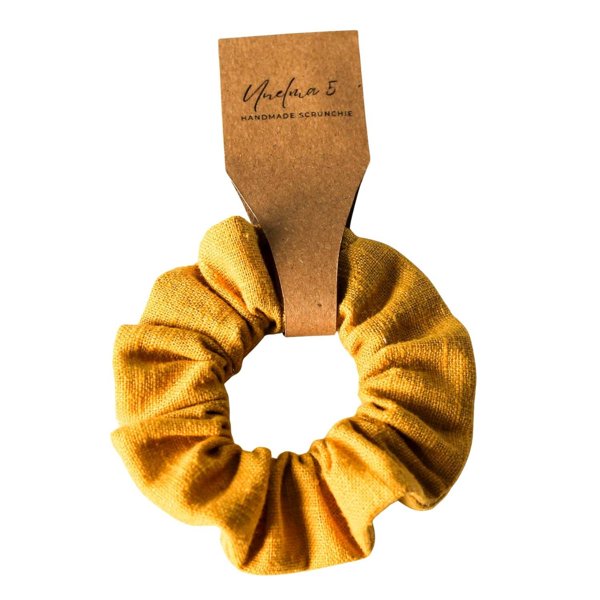 Product image of  Käsintehty hiusdonitsi – keltainen pellava