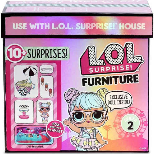 Product image of  L.O.L. Surprise Furniture with Doll wave 2 Ice Cream Pop-Up