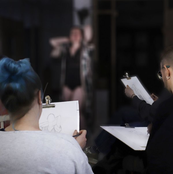 Product image of  Kaunis keho - Elävän mallin piirustus kurssi 3x HÄMEENLINNA