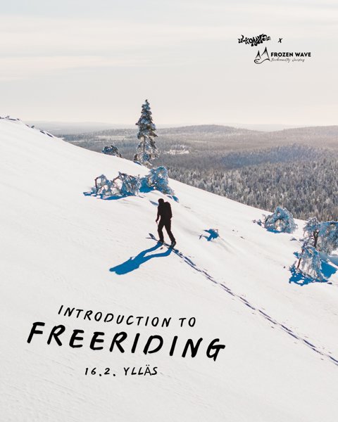 Product image of Frozen Wave x Ulkoilmaa: Intro to Freeriding 16.2.