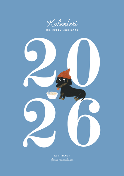 Product image of Mr. Perry seinäkalenteri 2026