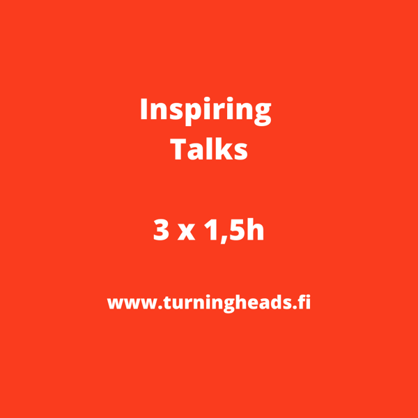 Product image of  Inspiring Talks, 3 x 1,5 hour