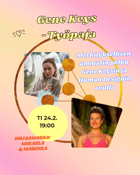Product image of  Merkityksellisen Ammatin Polku Gene Keys x HD 24.2. (Online)
