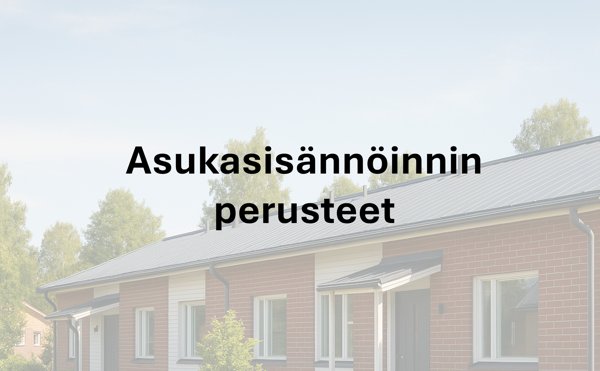 Product image of  Asukasisännöinnin perusteet – verkkokoulutus