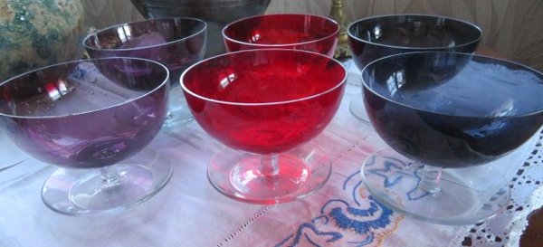 Product image of  Saara Hopea Jälkiruokakulho 6 kpl