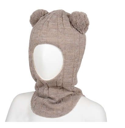 Product image of  Palmikkokypärä, isot tupsut, wo, l.valk. 2