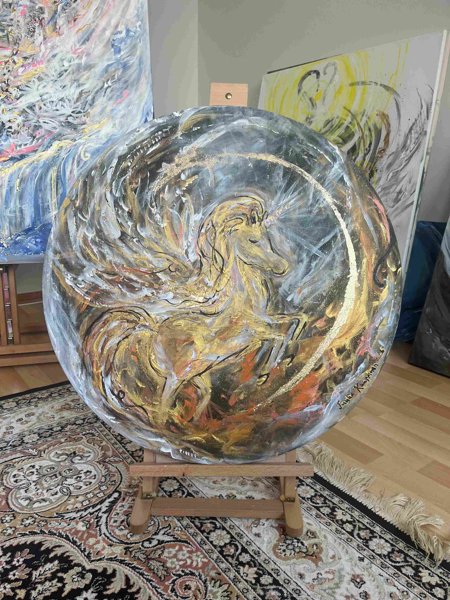 Product image of  Taideteos "TULIHEVONEN"- halk.60cm