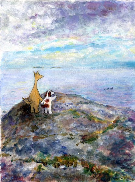 Product image of  Rantakalliolla / On the coastal rocks Poster