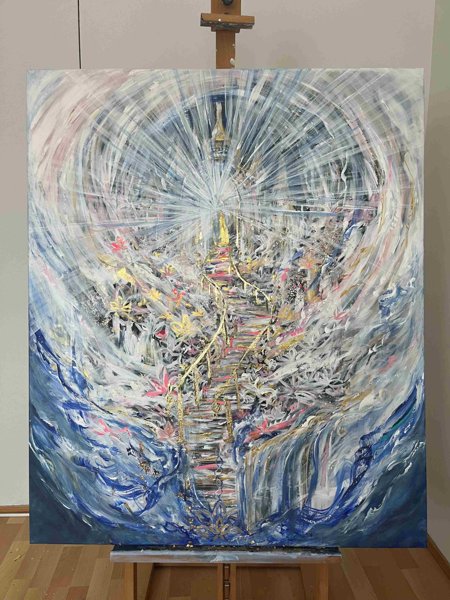 Product image of  Taideteos "TUNNE VOIMASI" - 120x100cm