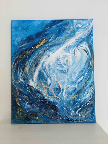 Product image of  Taideteos "VEDENNEIDON TANSSI" - 41x33cm