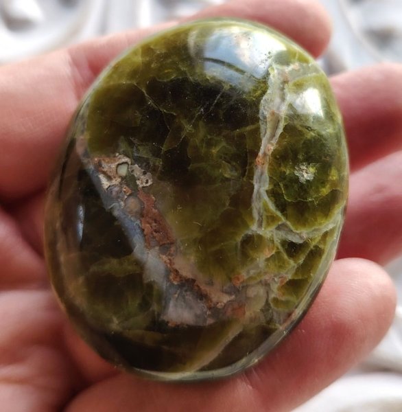 Product image of  Pullea kämmenkivi, Vihreä Opaali 2