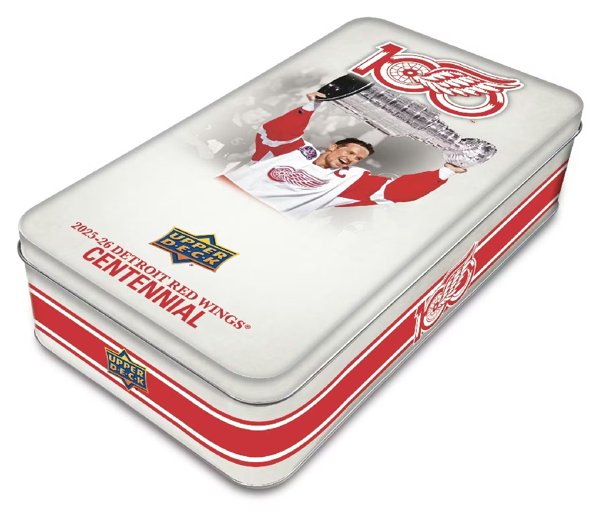 Product image of 2025-26 Upper Deck Detroit Red Wings Centennial Hockey Hobby Box
