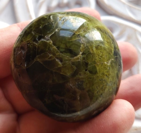 Product image of  Pullea kämmenkivi, Vihreä Opaali 3