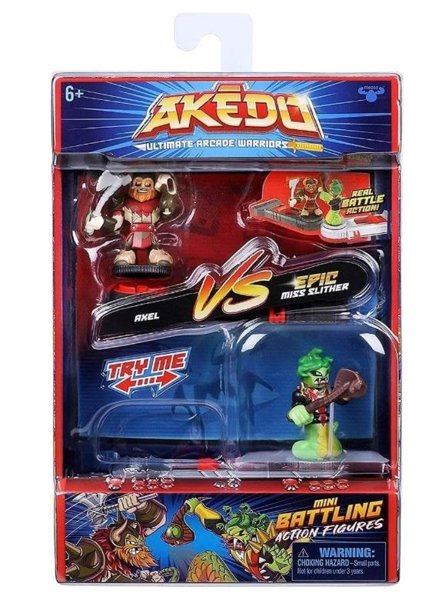 Product image of  Akedo Ultimate Arcade Warriors - Miss Slither Versus Axel