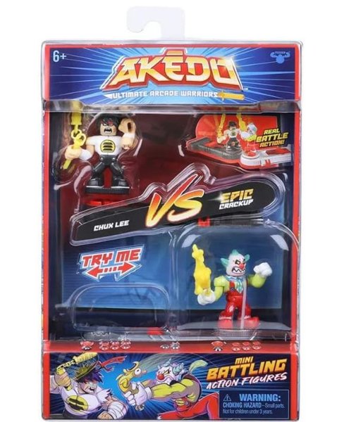 Product image of  Akedo Ultimate Arcade Warriors – Chux Lee Vs Epic Crackup