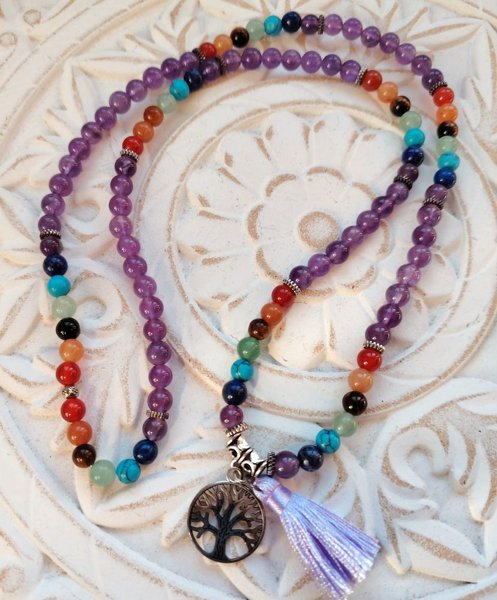 Product image of Chakra-mala, Olet Näkijä (ametisti)