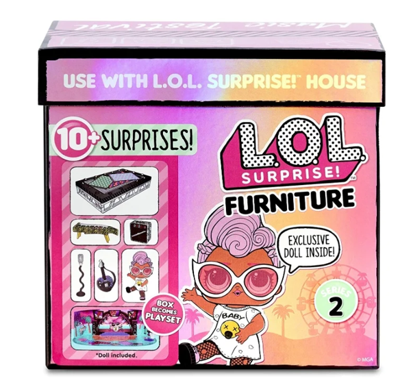 Product image of  L.O.L. Surprise Furniture with Doll wave 2 festiwal