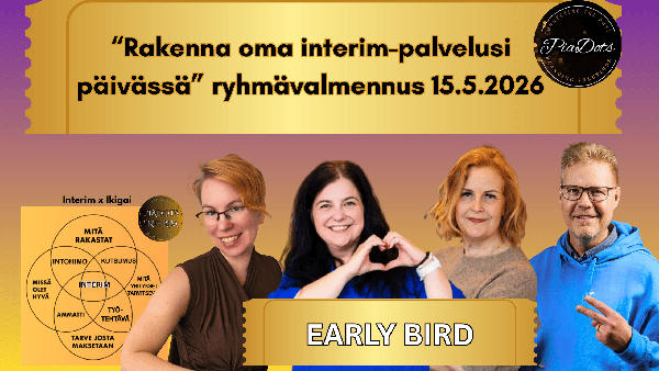 Product image of EARLY BIRD: Rakenna oma interim-palvelusi päivässä 15.5.2026