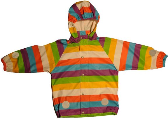 Product image of  HC-R068 lasten sadetakki, raita 122