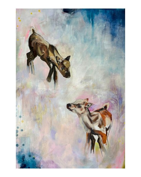 Product image of  ”Kuukene kullakene” postikortti