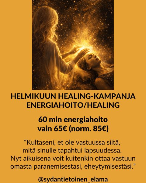 Product image of  ENERGIAHOITO KESTO 60min VAIN 65€ (norm. 85€)