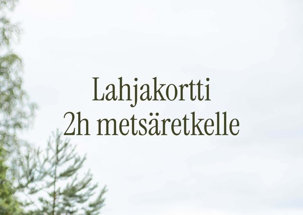 Product image of Lahjaksi metsäretki (2h)
