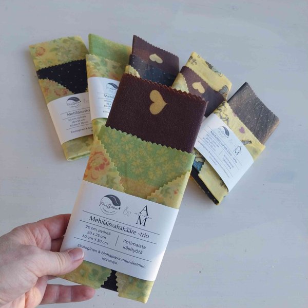 Product image of Mehiläisvahakääre-trio: Metsane & Art by Mummi