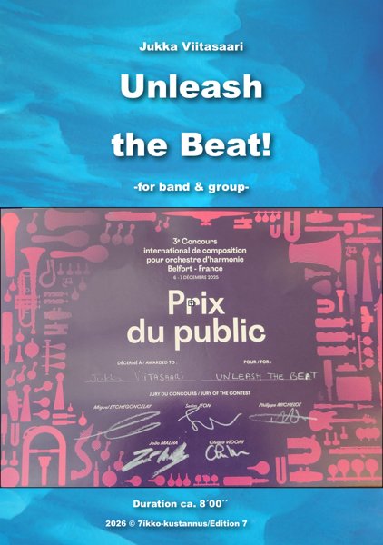 Product image of  Unleash the Beat! for band & group by Jukka Viitasaari