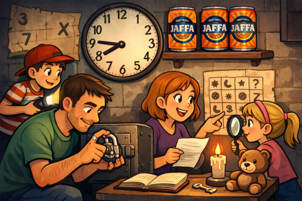 Product image of Koko perheen pakopeli 8.3 klo 10.00