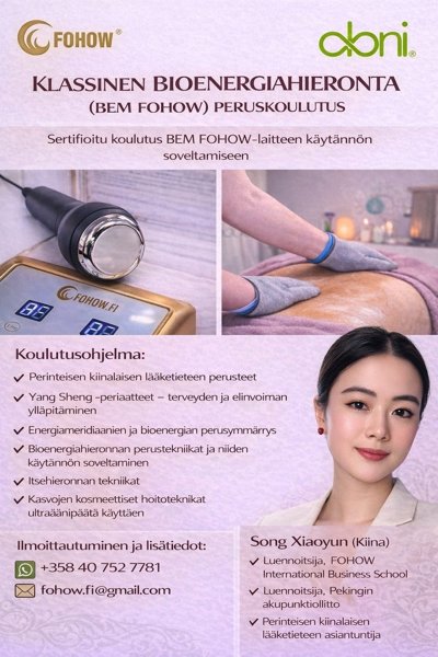 Product image of  Klassinen Bioenergiahieronta -  Perustason koulutus