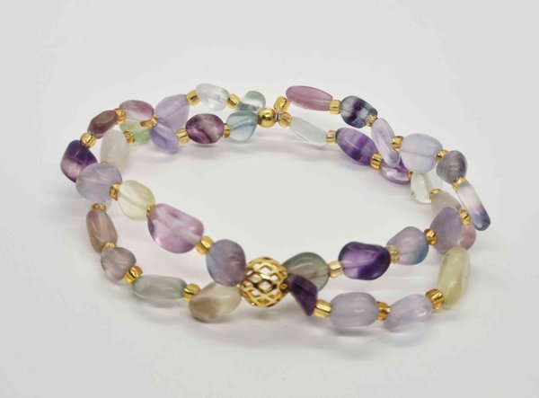 Product image of Fluoriitti rannekoru, 19-20cm