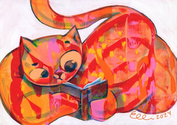 Product image of  Maalaus: Kissatarinoita | Painting: Cat Tales