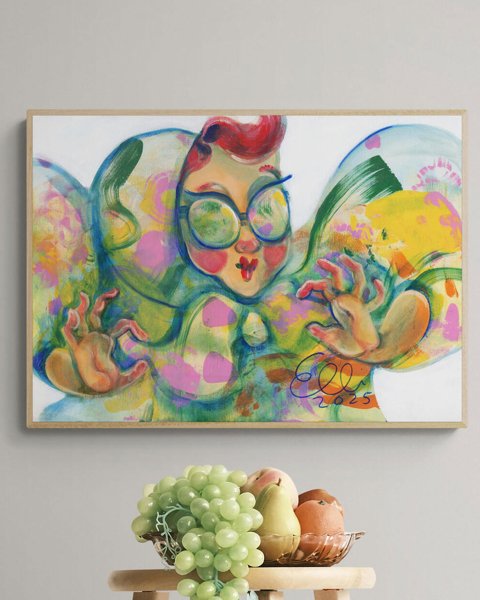 Product image of  Maalaus: Kesä sopii minulle | Painting: Looking Good in Summer