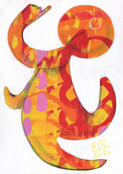 Product image of  Maalaus: Tanssiva liekki | Painting: Dancing Flame